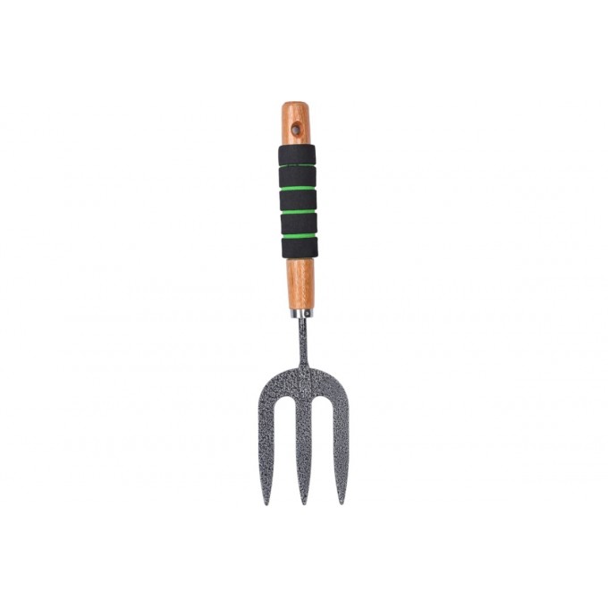 Посадочная вилка с 3 зубьями, деревянной ручкой и мягкой накладкой GIGANT GVER-05 100057296955