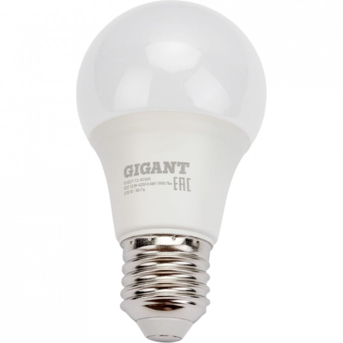 Светодиодная лампа GIGANT G-E27-12-4200K 11824817