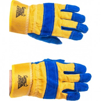 Комбинированные спилковые перчатки GIGANT Ангара