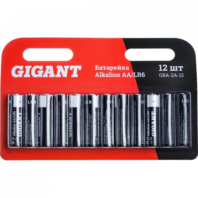 Батарейка GIGANT Alkaline АА/LR6 GBA-2A-12
